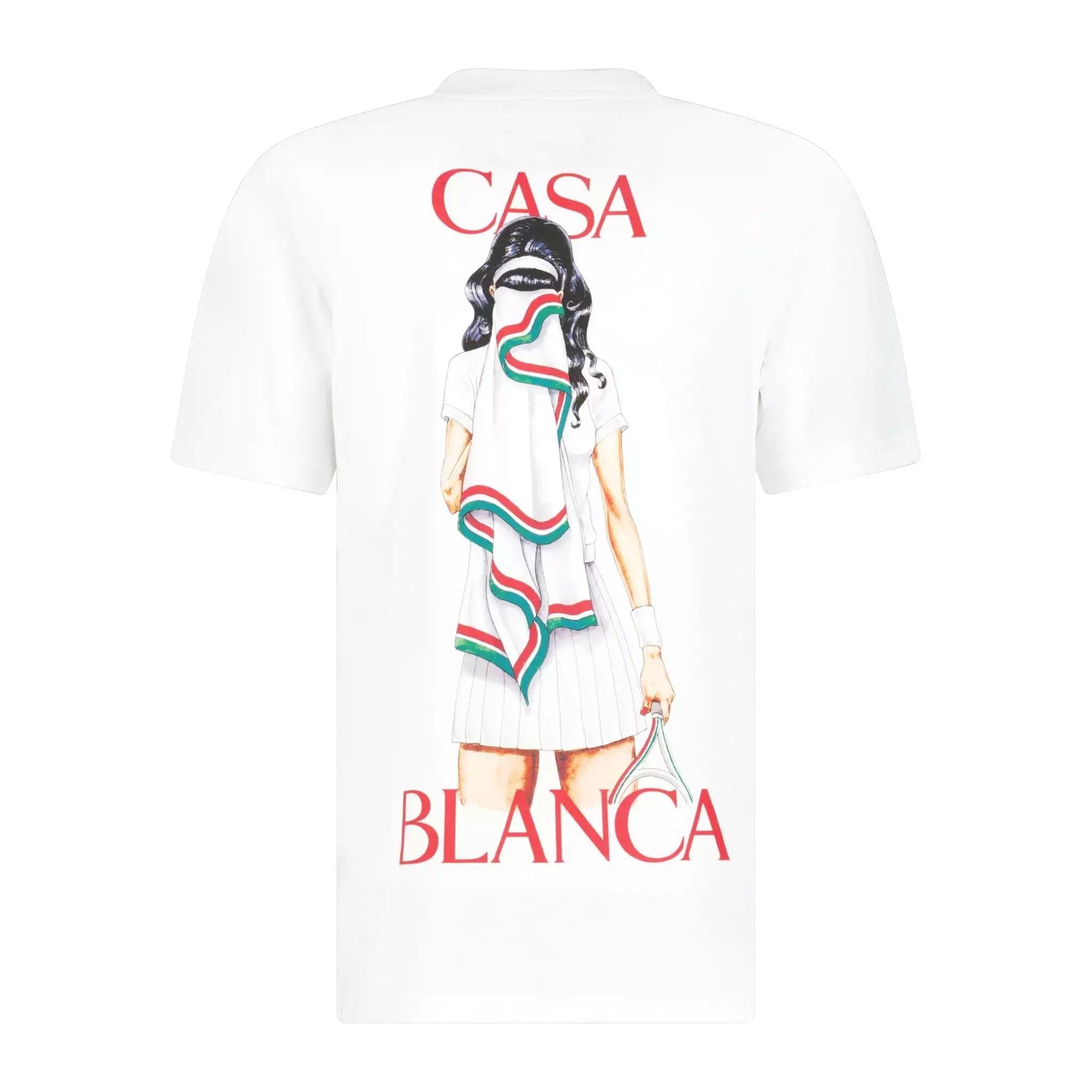 Casablanca tennis girl t-shirt (white)