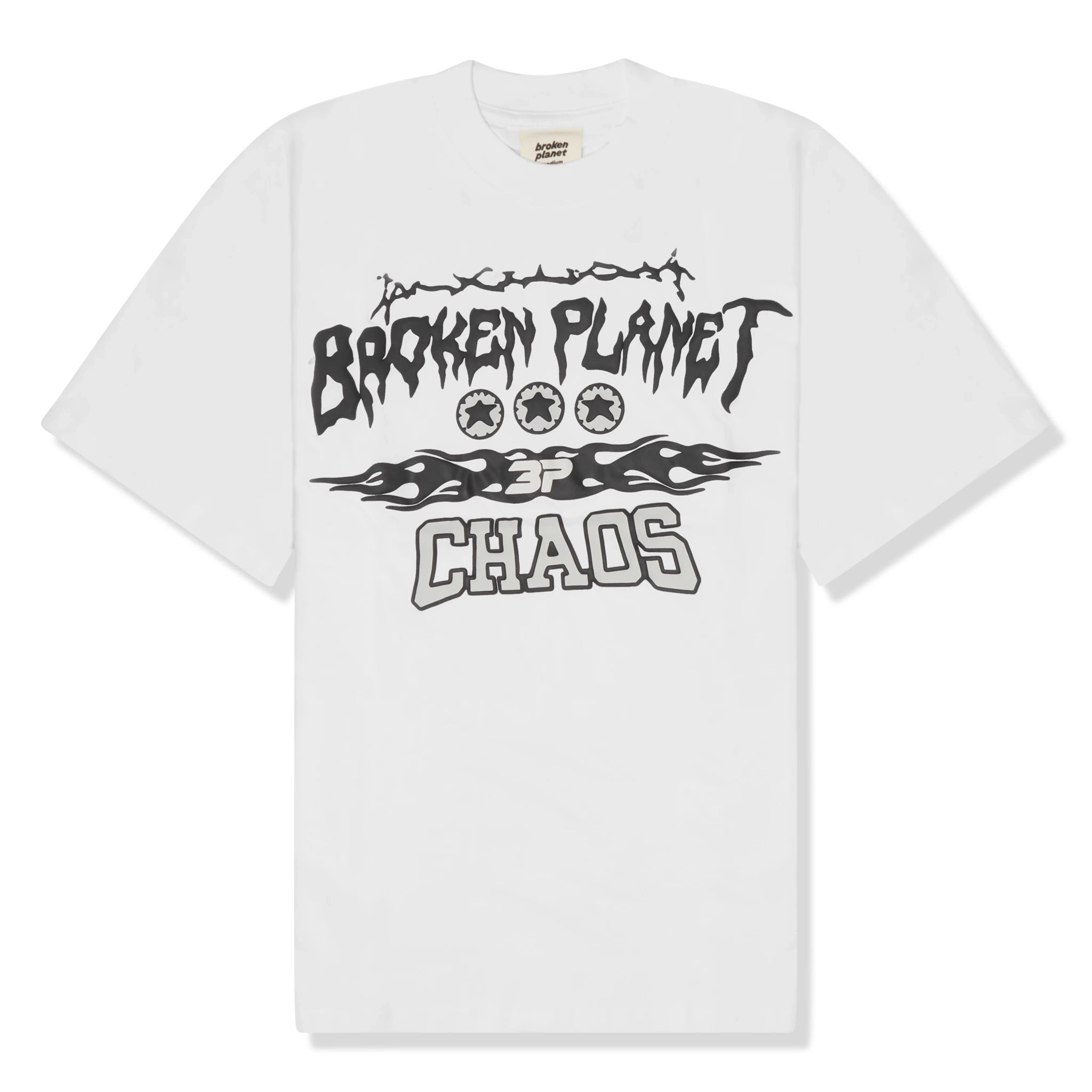 Chaos White T-Shirt for Broken Planet