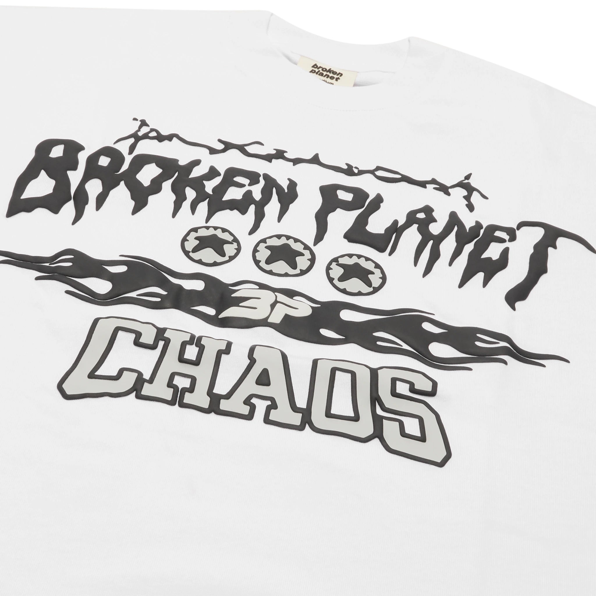 Chaos White T-Shirt for Broken Planet