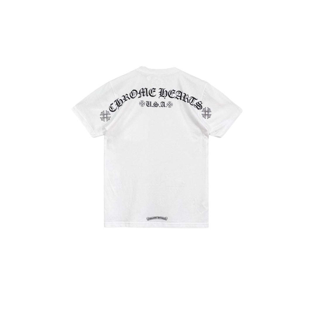 CHROME HEARTS T-SHIRT, WHITE, USA