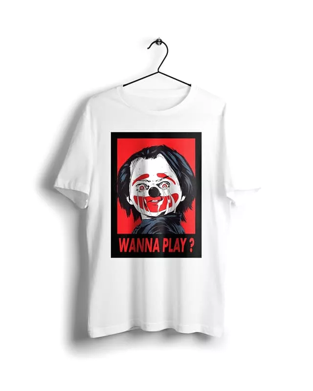 Chucky Child's Play T-shirt - Digital Graphics - White T-shirt