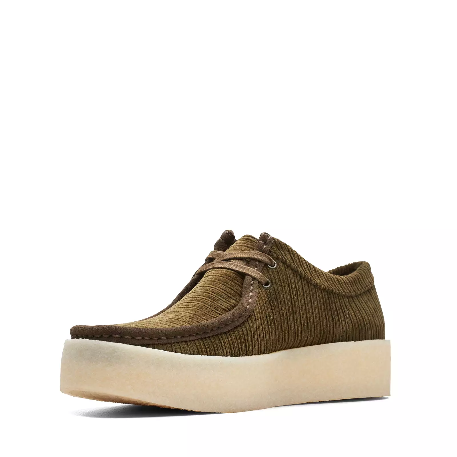 Clarks Wallabee Cup Green Cord 74037 - Shop now!