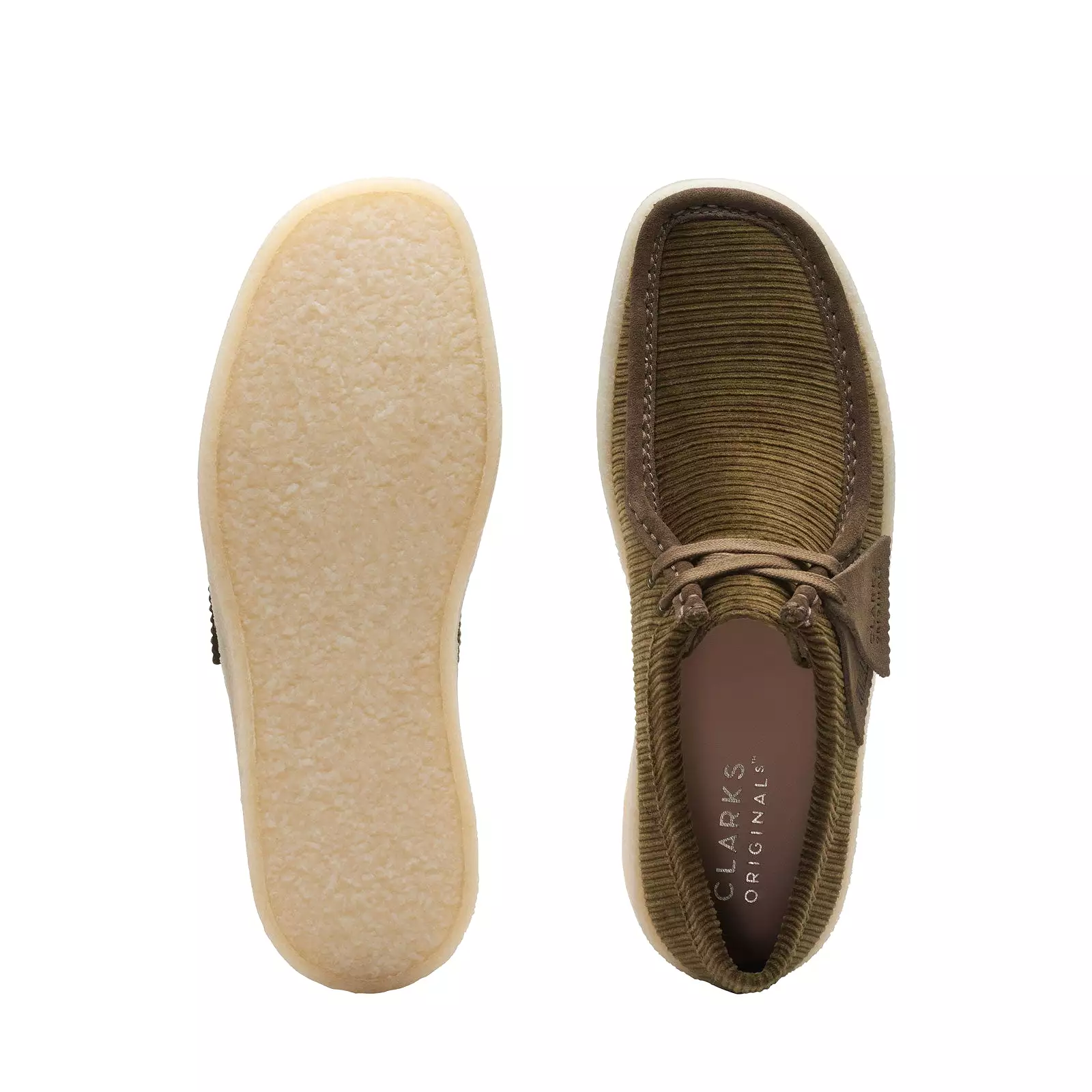 Clarks Wallabee Cup Green Cord 74037 - Shop now!