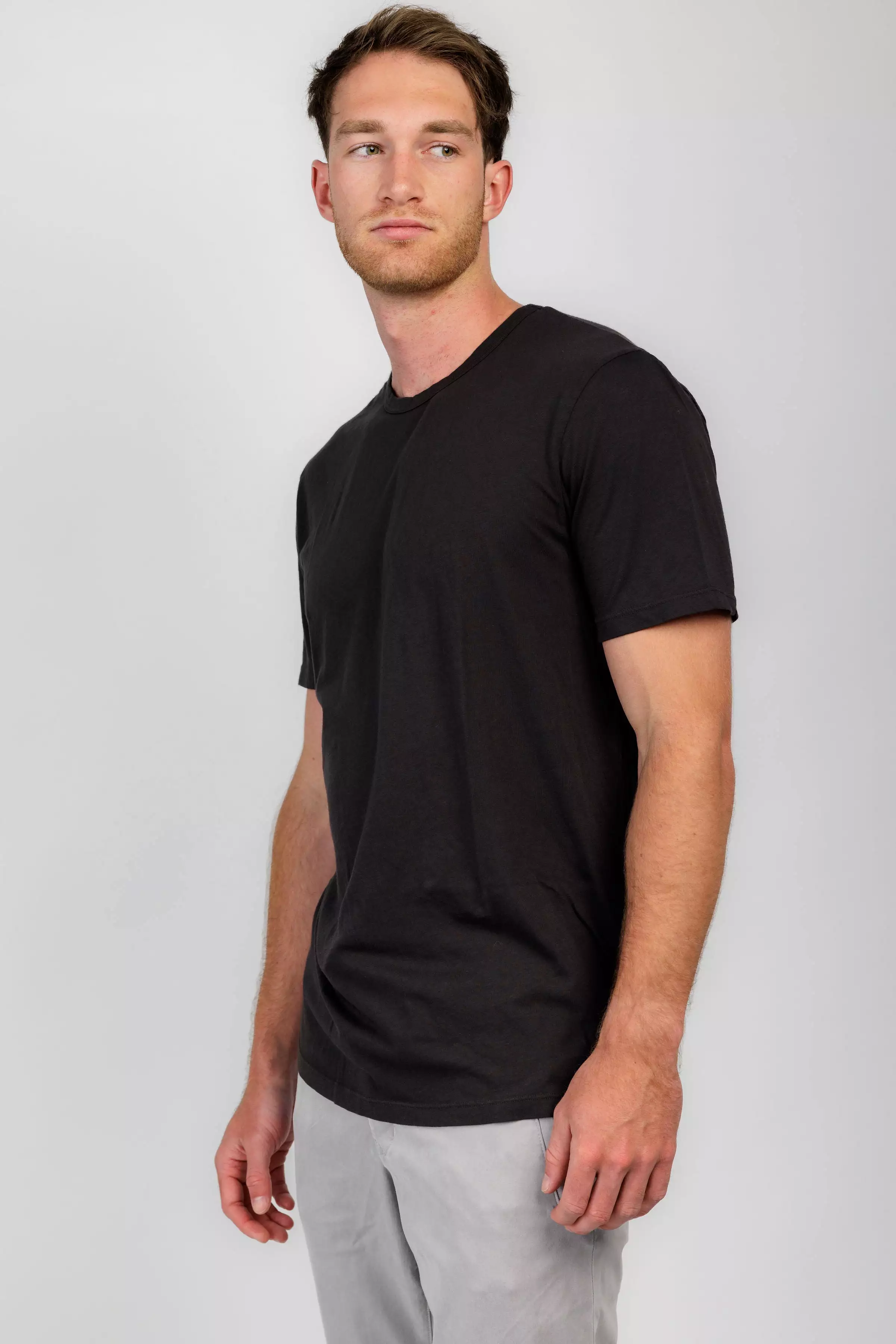 Classic Charcoal Crewneck T-Shirt