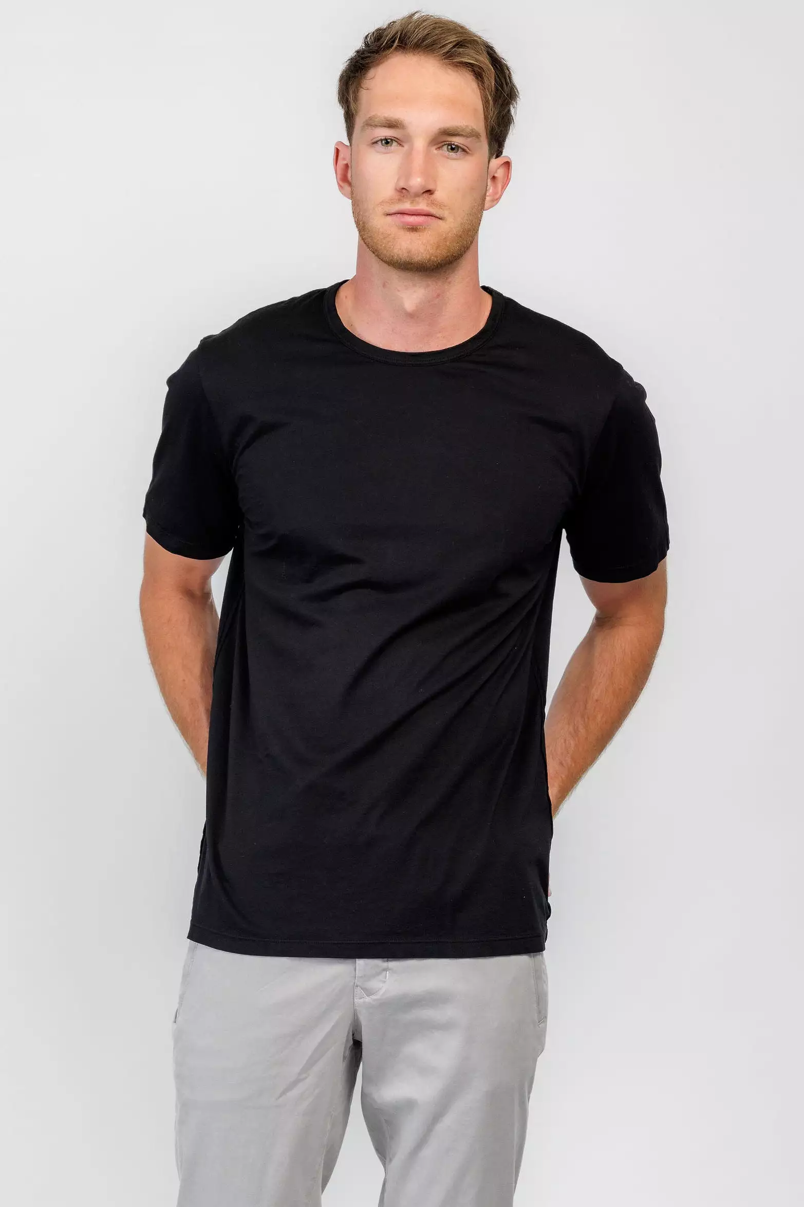 Classic Charcoal Crewneck T-Shirt