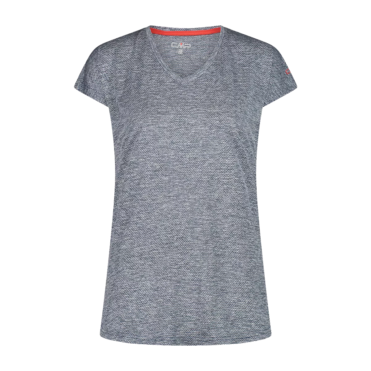 CMP light scollo V melange trekking t-shirt for women