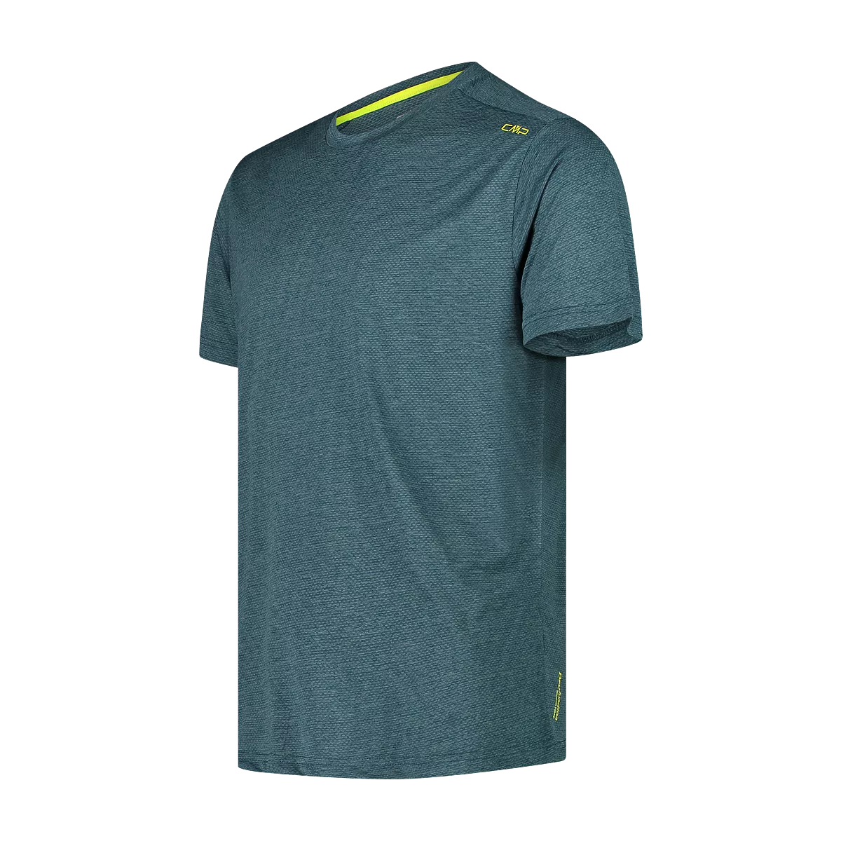 CMP T-shirt for men in light melange stretch fabric perfect for trekking.