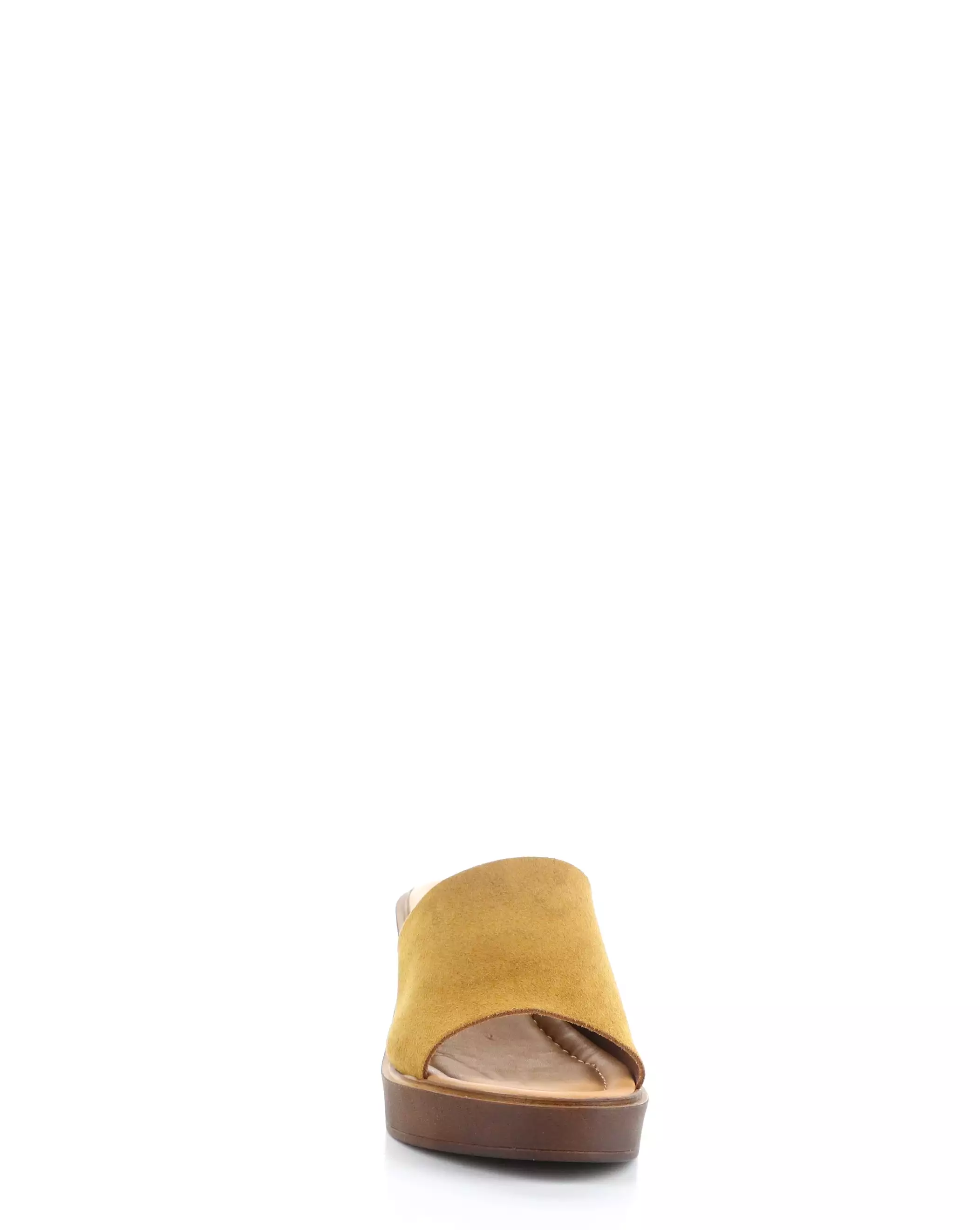 Cognac Slip-on Sandals - WANDA