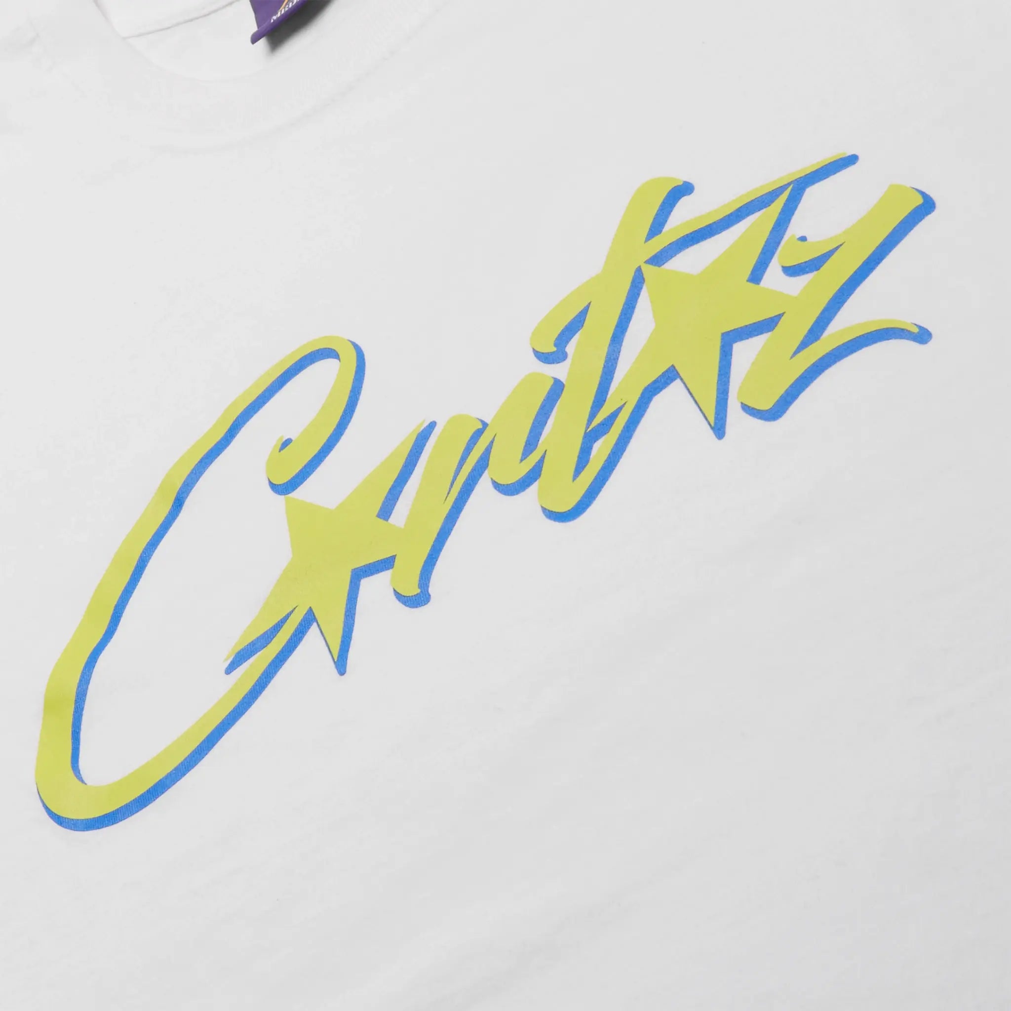 Corteiz Allstarz White Blue Shirt