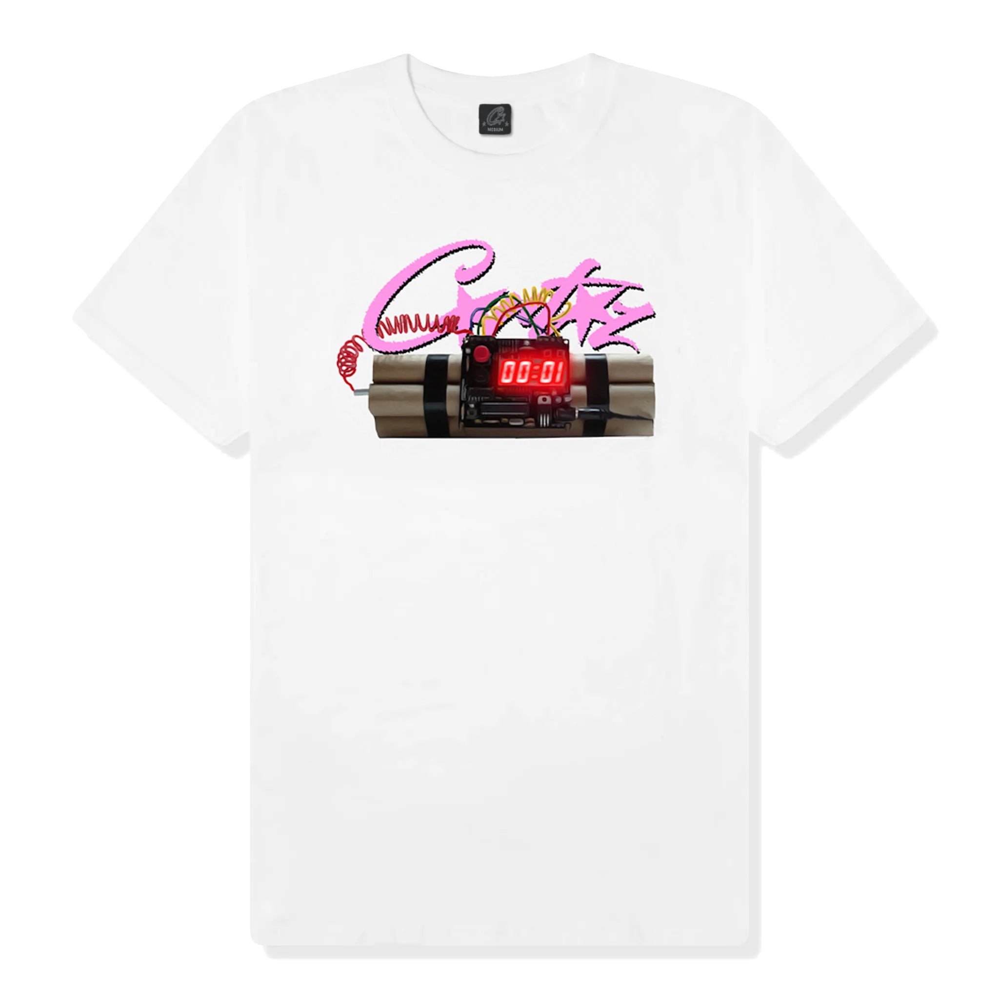 Corteiz White T-Shirt - No Time for Love