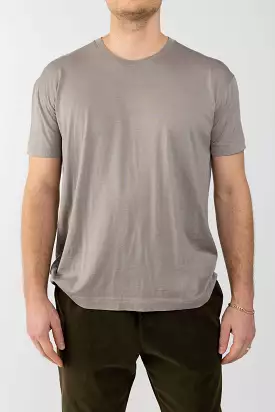 Cotton T-Shirt | Greige Color