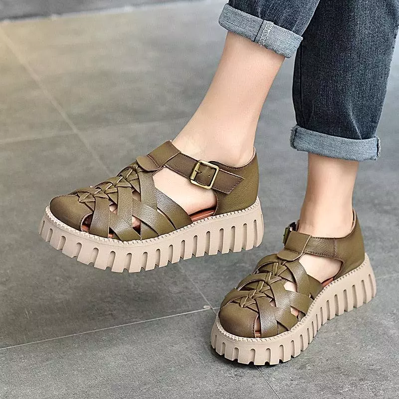 Crisscross Wedge Sandals for Women