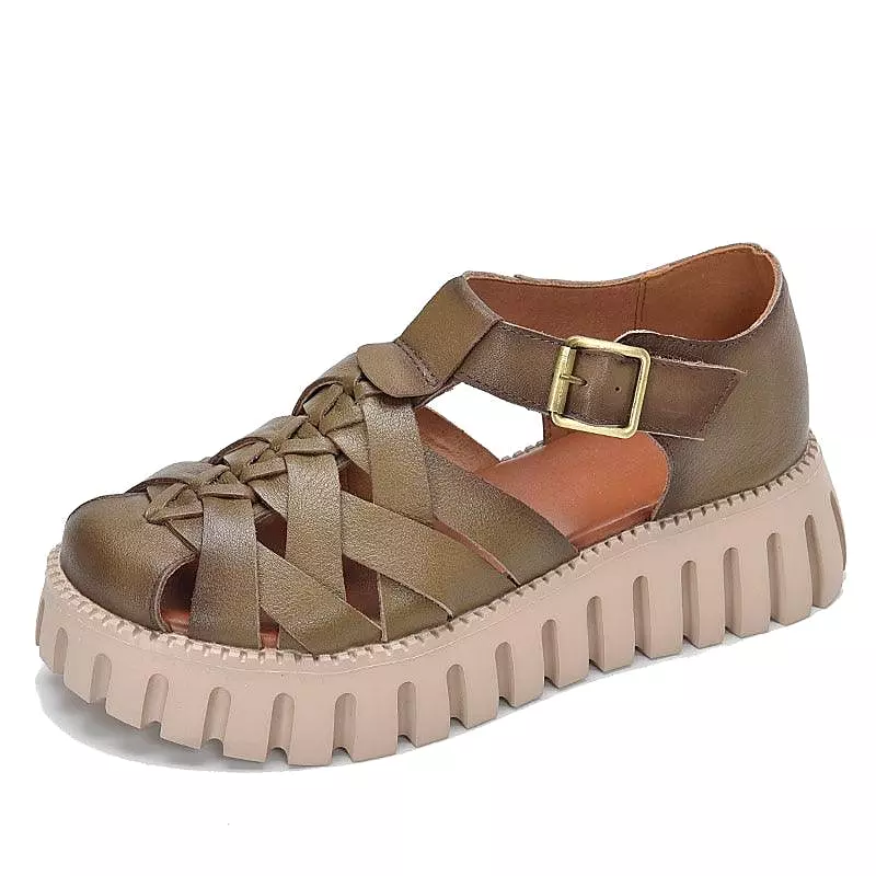 Crisscross Wedge Sandals for Women