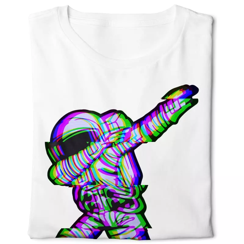 Dab Astro - Digital Graphics T-shirt White