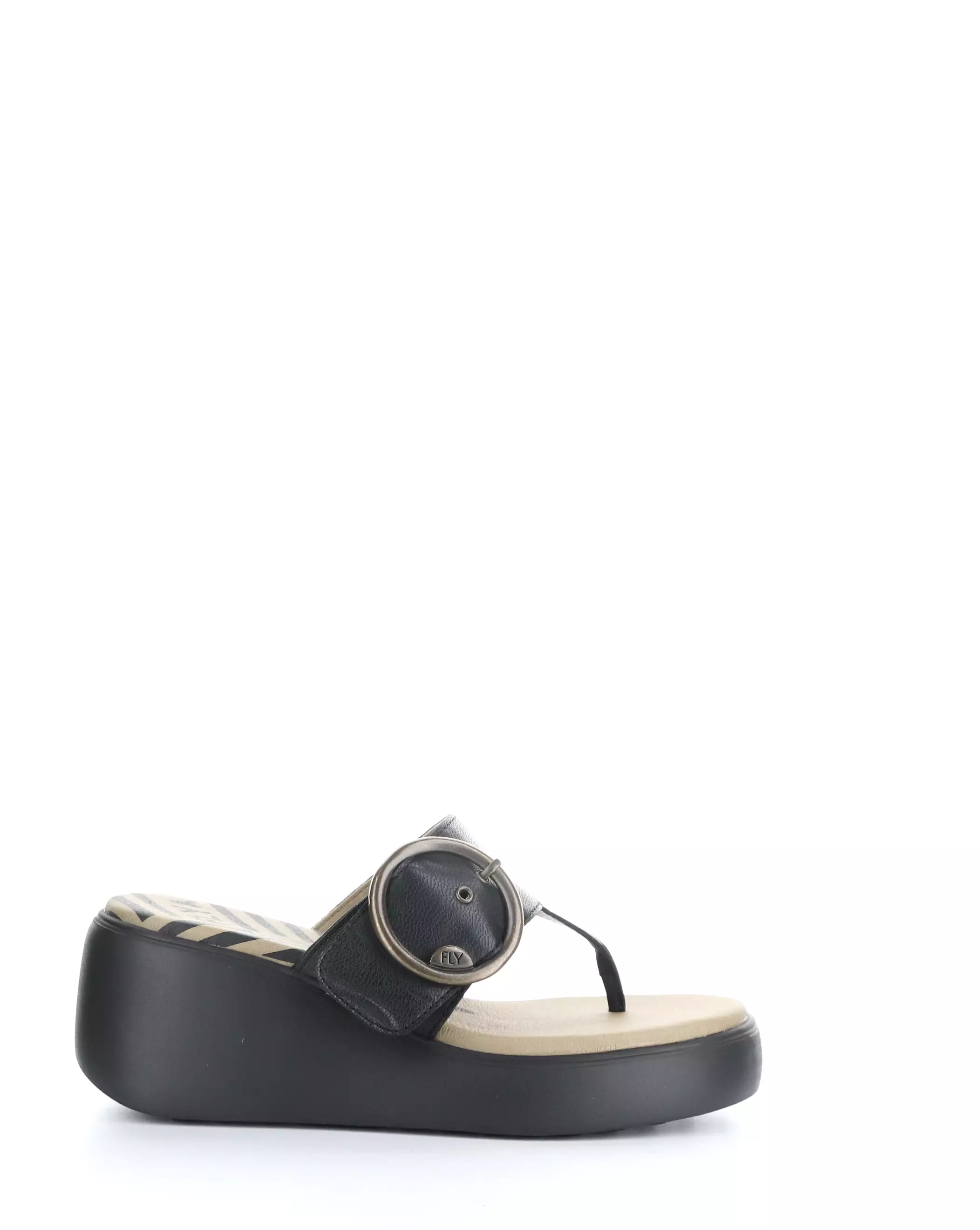 DAFI938FLY 000 Slip-on Sandals Black.