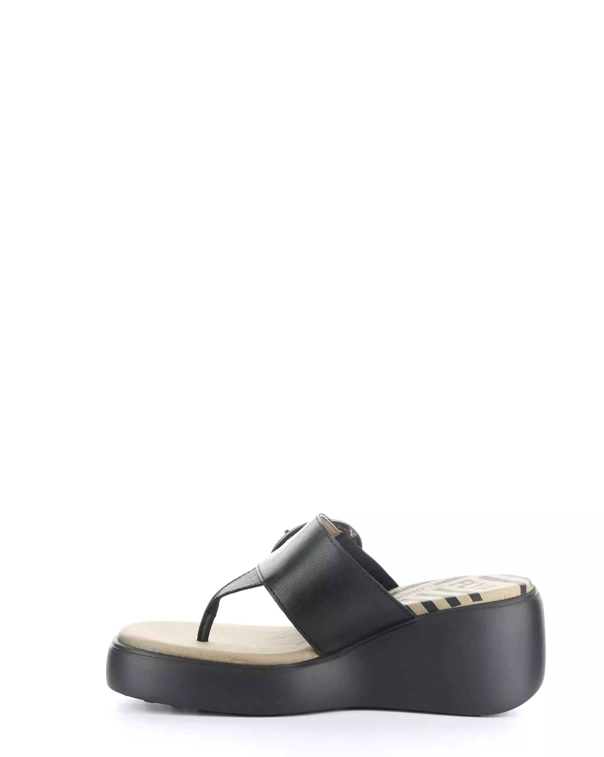 DAFI938FLY 000 Slip-on Sandals Black.