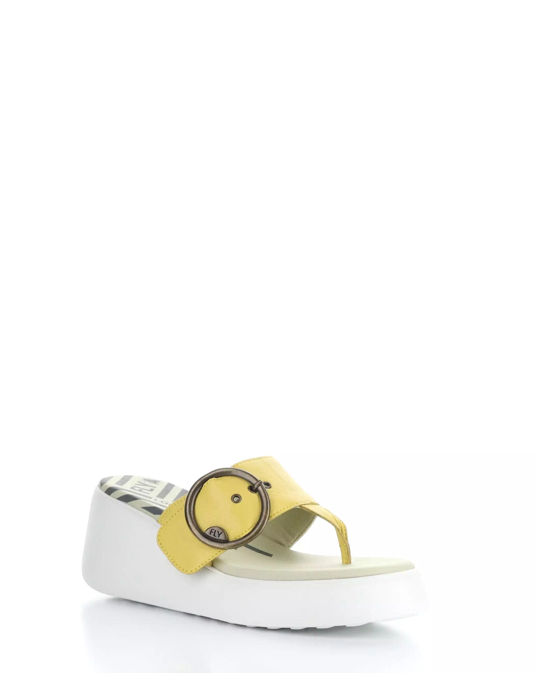 DAFI938FLY Sandals - Yellow Slip-on Sandals