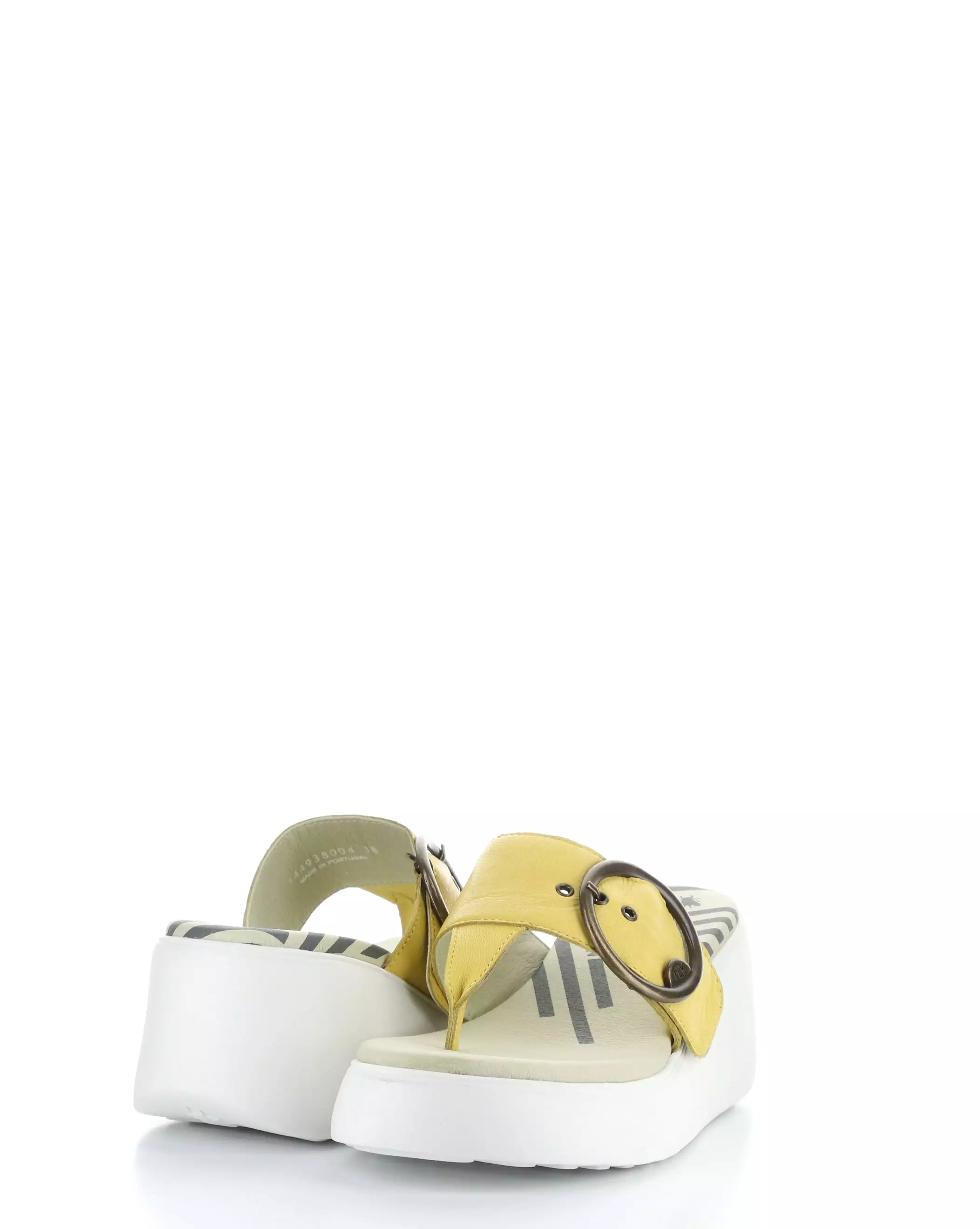 DAFI938FLY Sandals - Yellow Slip-on Sandals