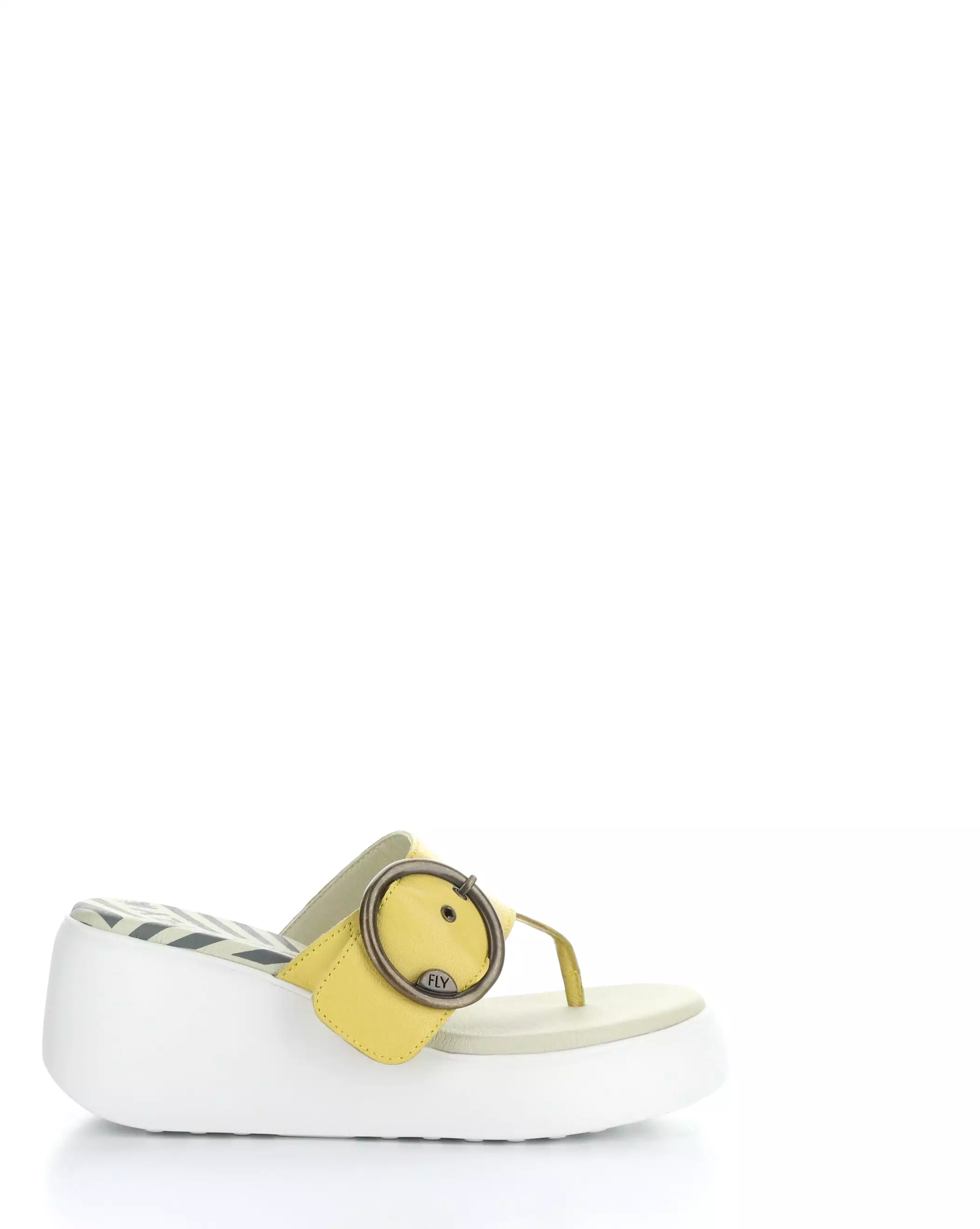 DAFI938FLY Sandals - Yellow Slip-on Sandals