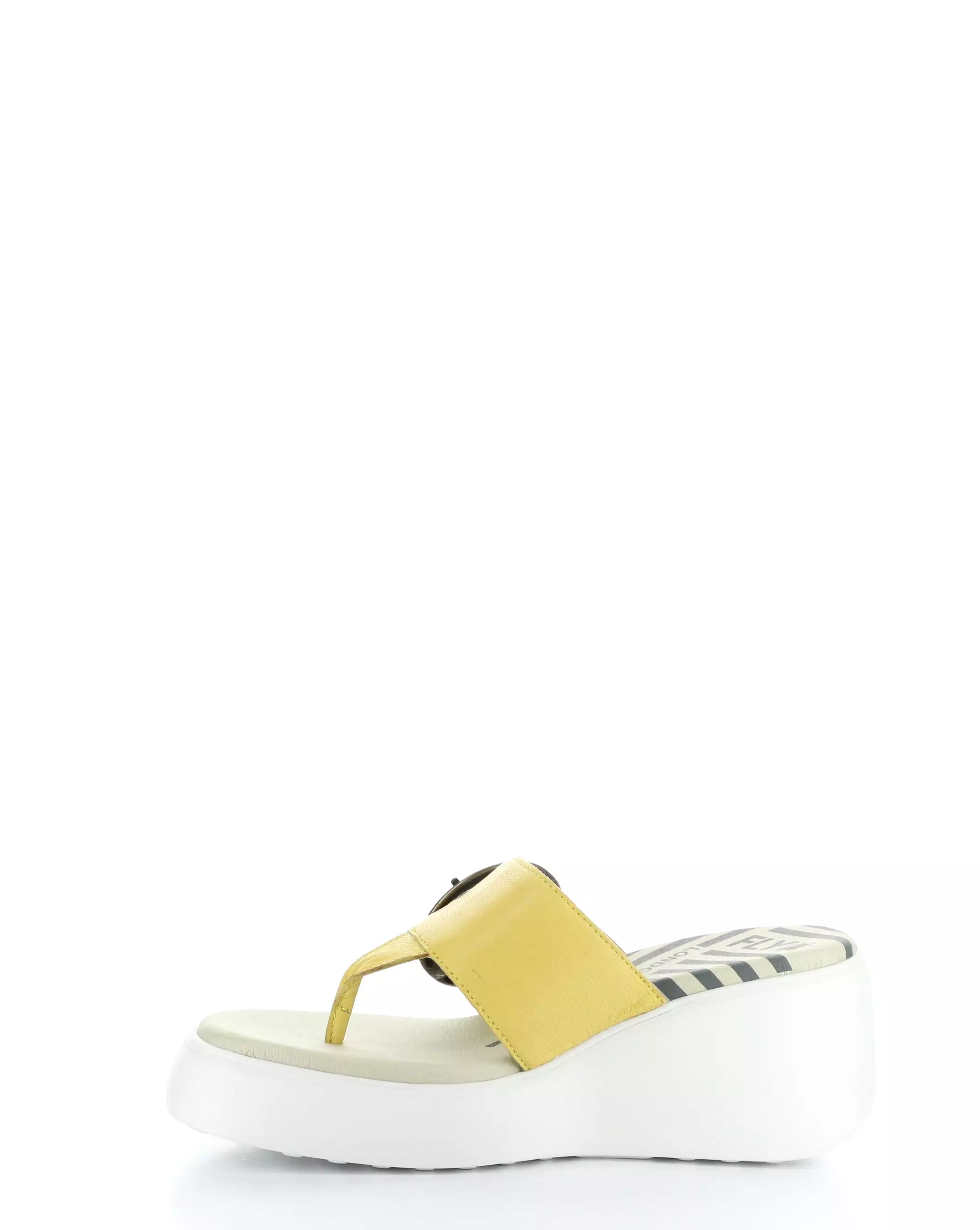 DAFI938FLY Sandals - Yellow Slip-on Sandals