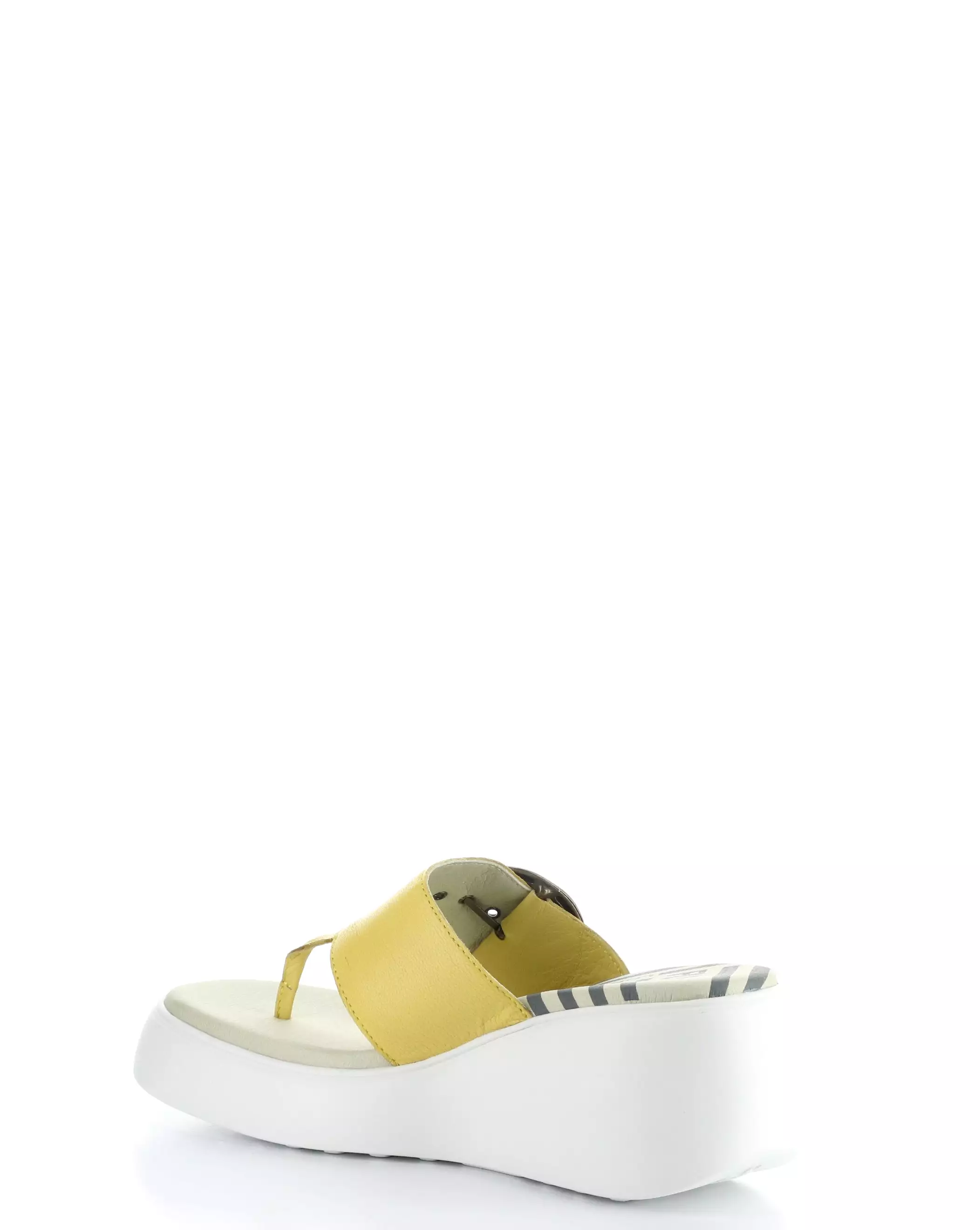 DAFI938FLY Sandals - Yellow Slip-on Sandals