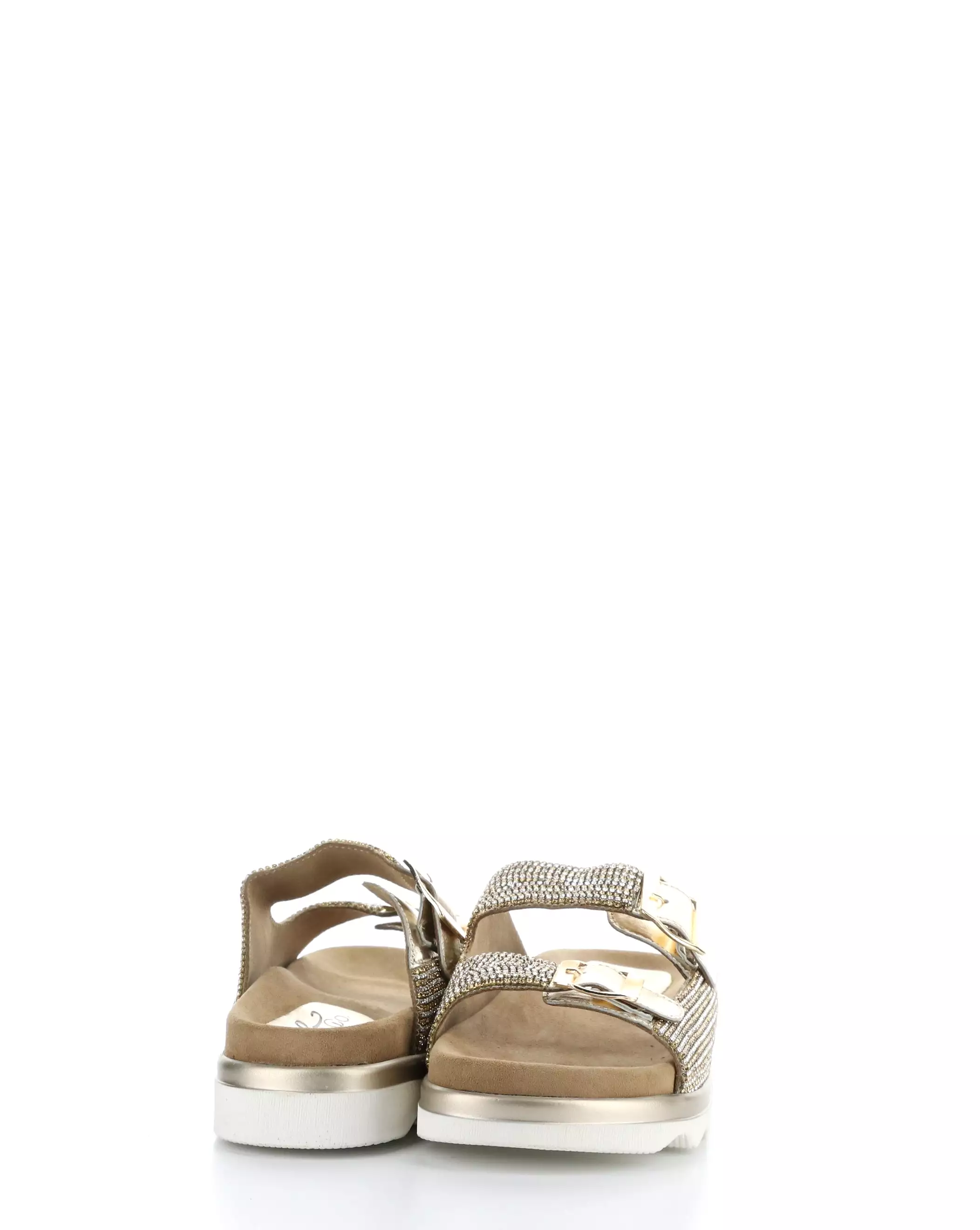 Dahna Gold Sandals