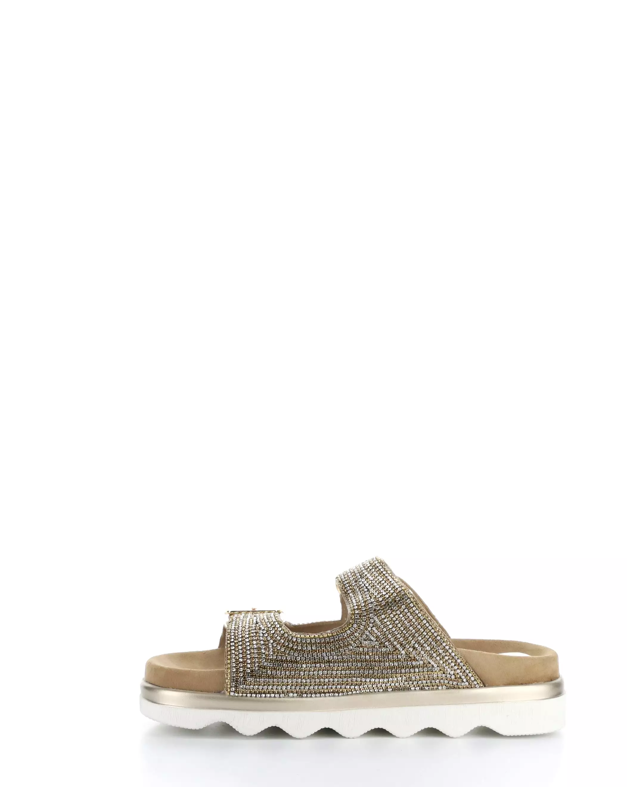 Dahna Gold Sandals