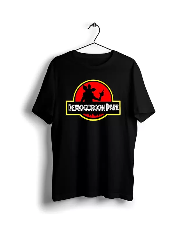 Demogorgan T-shirt - Stranger Things - Black - Digital Graphics