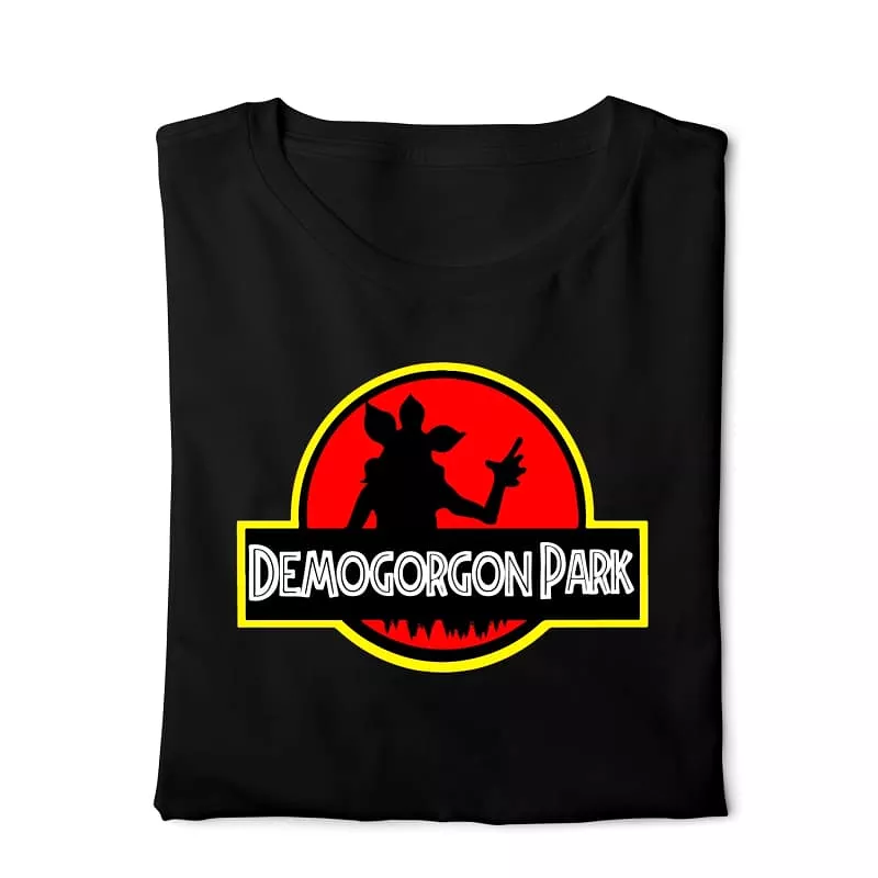 Demogorgan T-shirt - Stranger Things - Black - Digital Graphics