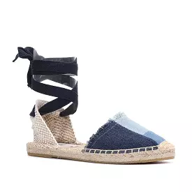 Denim Espadrille Flats