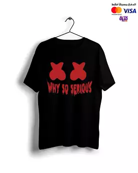 Digital Graphics Basic T-shirt in black, Why So Serious t-shirt