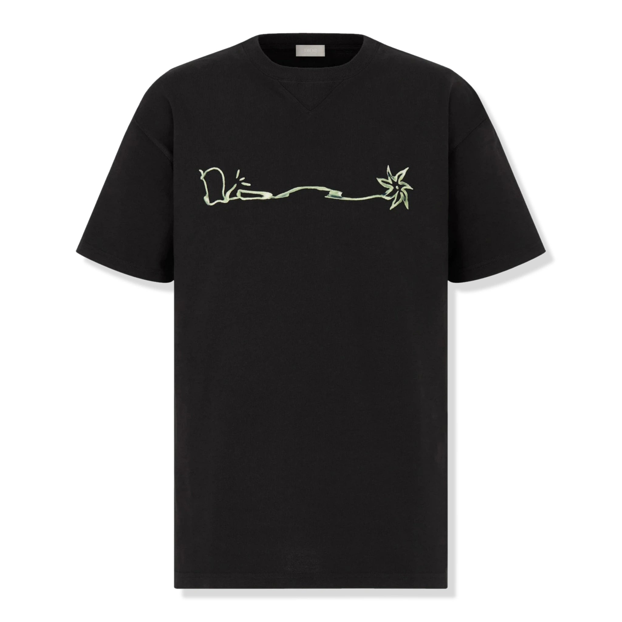 Dior Cactus Jack black oversized t-shirt.