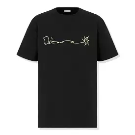 Dior Cactus Jack black oversized t-shirt.