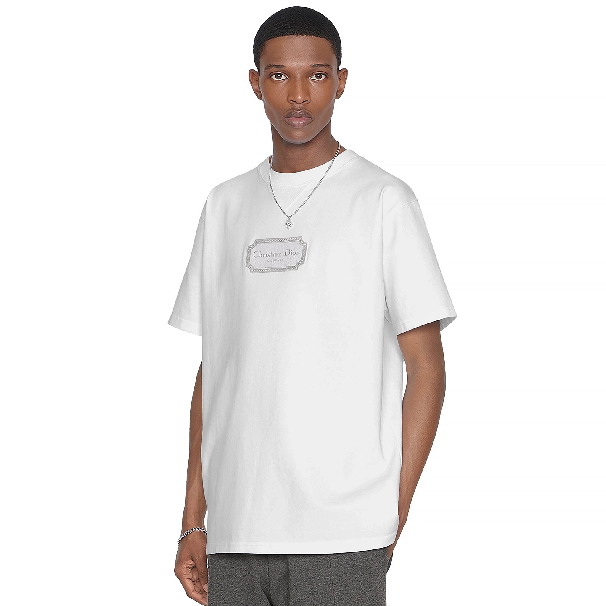 Dior 'Christian Dior Couture' White T Shirt - Relaxed Fit