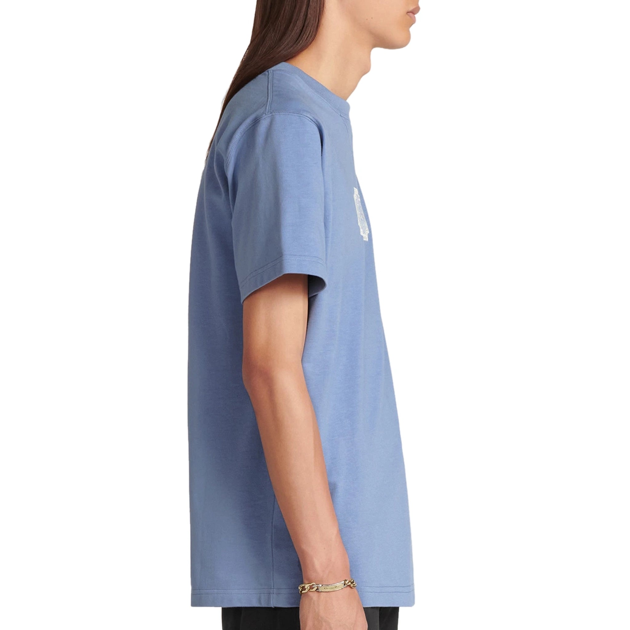 'Dior Christian Dior Relaxed Fit Blue T Shirt'