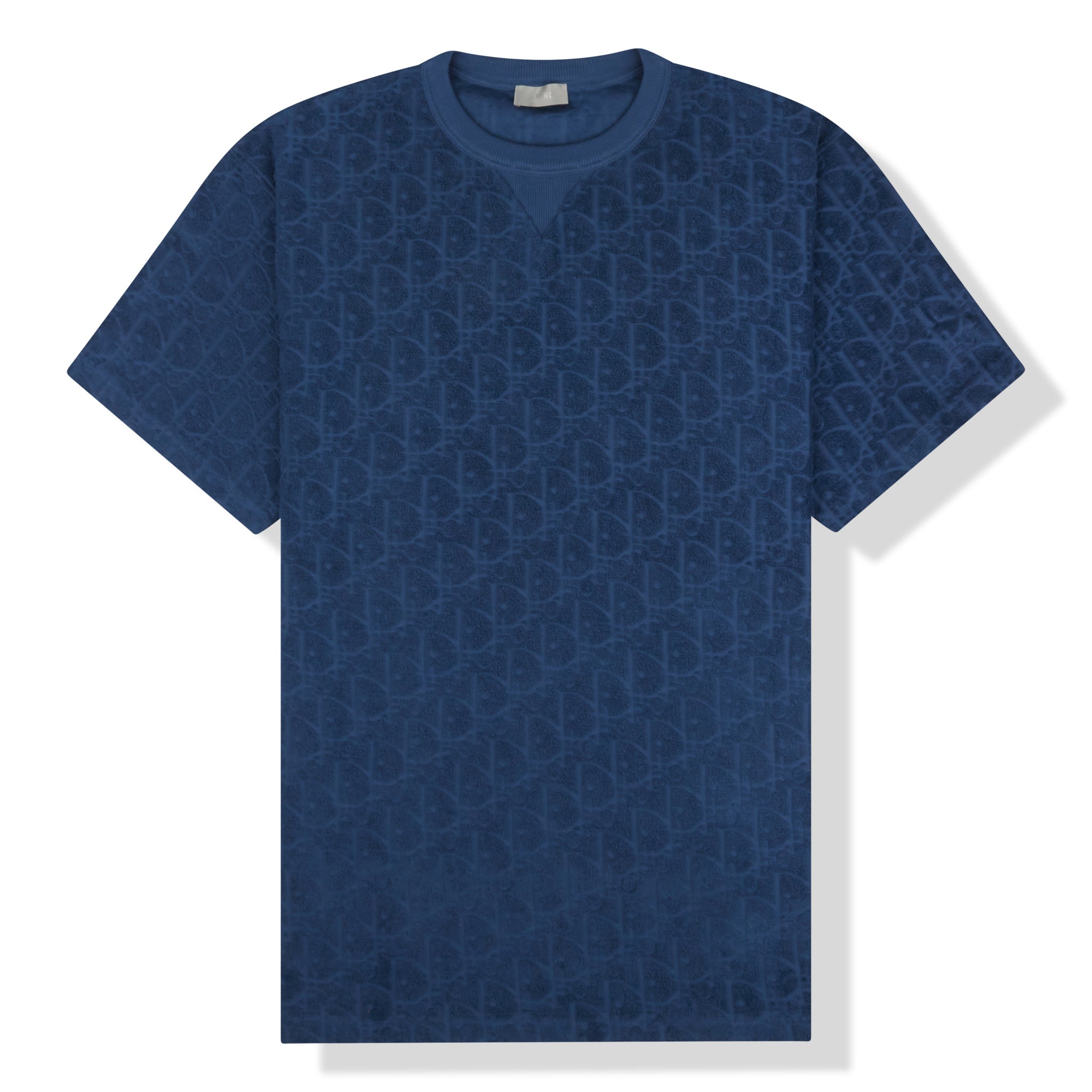 Dior Oblique Blue Towelling T-Shirt