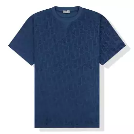 Dior Oblique Blue Towelling T-Shirt