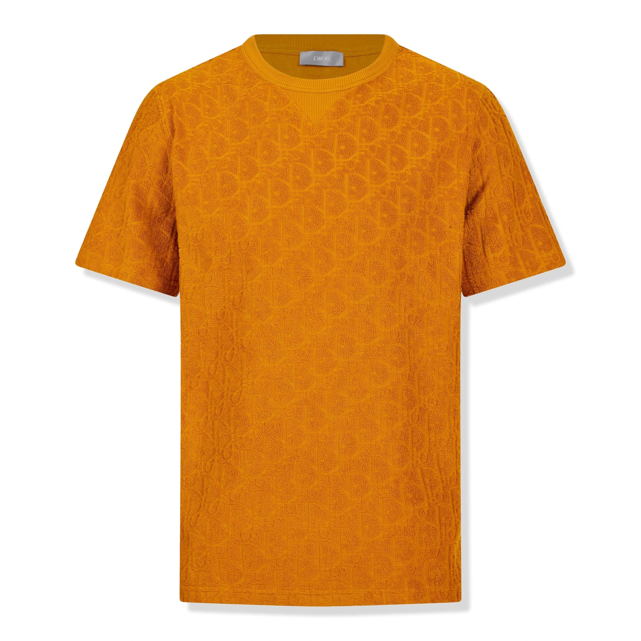 Dior Oblique Orange T Shirt - Towelling Material