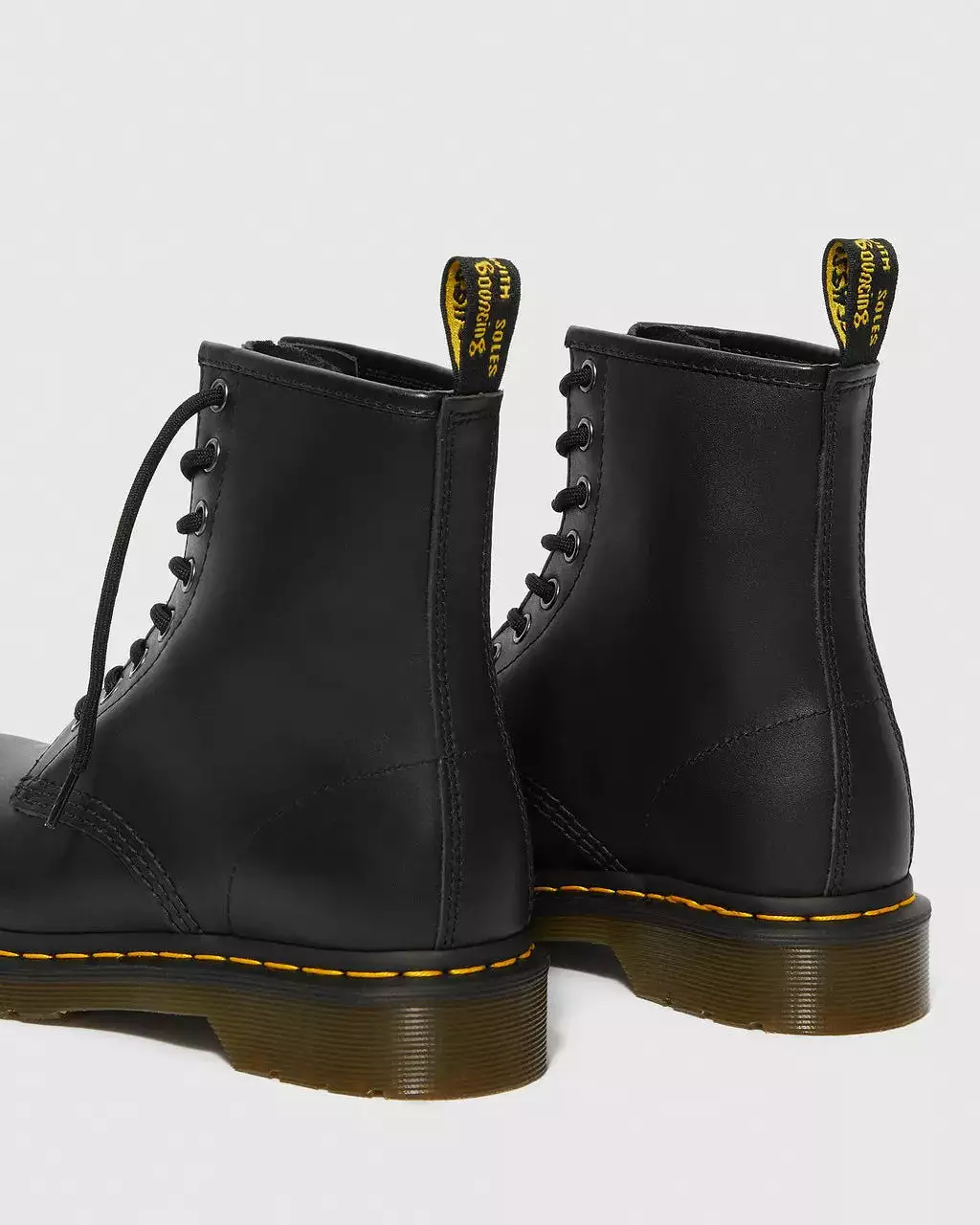 Doc Martens 1460 Nappa Leather Lace Up Boots - Black Nappa