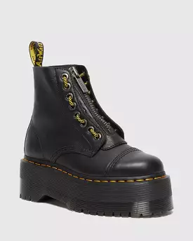 Doc Martens Sinclair Max Pisa Leather Platform Boots - Women's Black