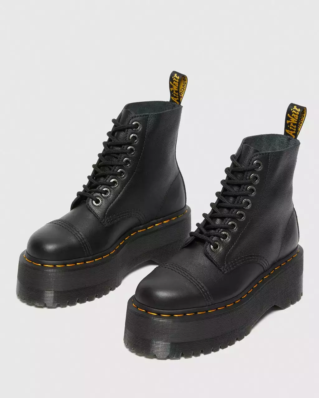 Doc Martens Sinclair Max Pisa Leather Platform Boots - Women's Black