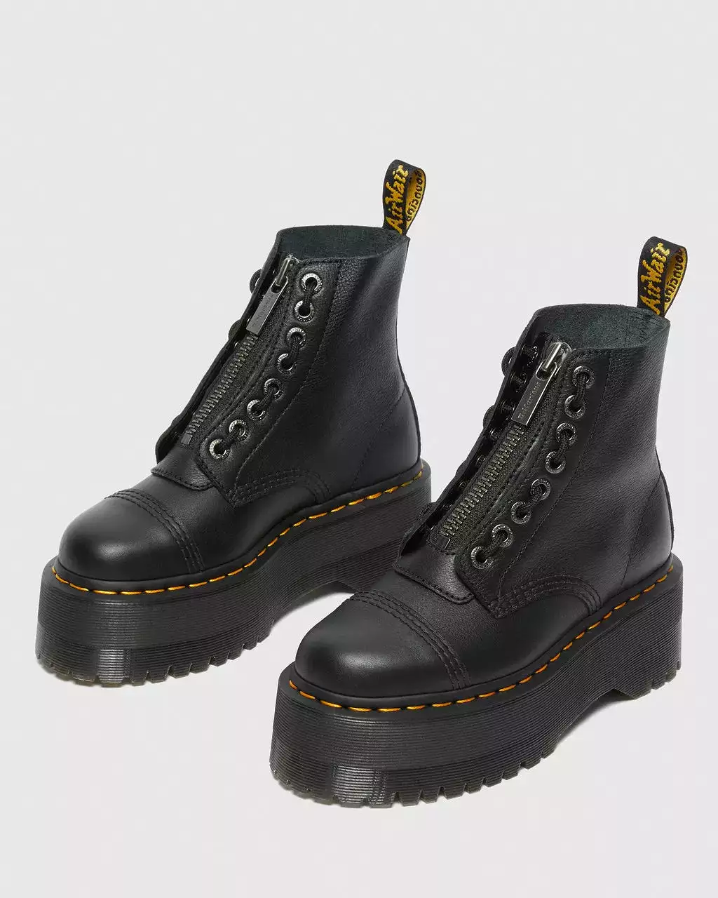 Doc Martens Sinclair Max Pisa Leather Platform Boots - Women's Black