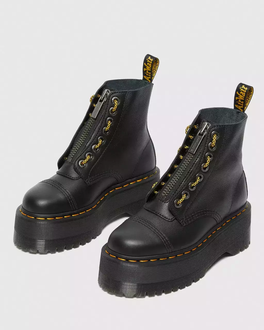 Doc Martens Sinclair Max Pisa Leather Platform Boots - Women's Black