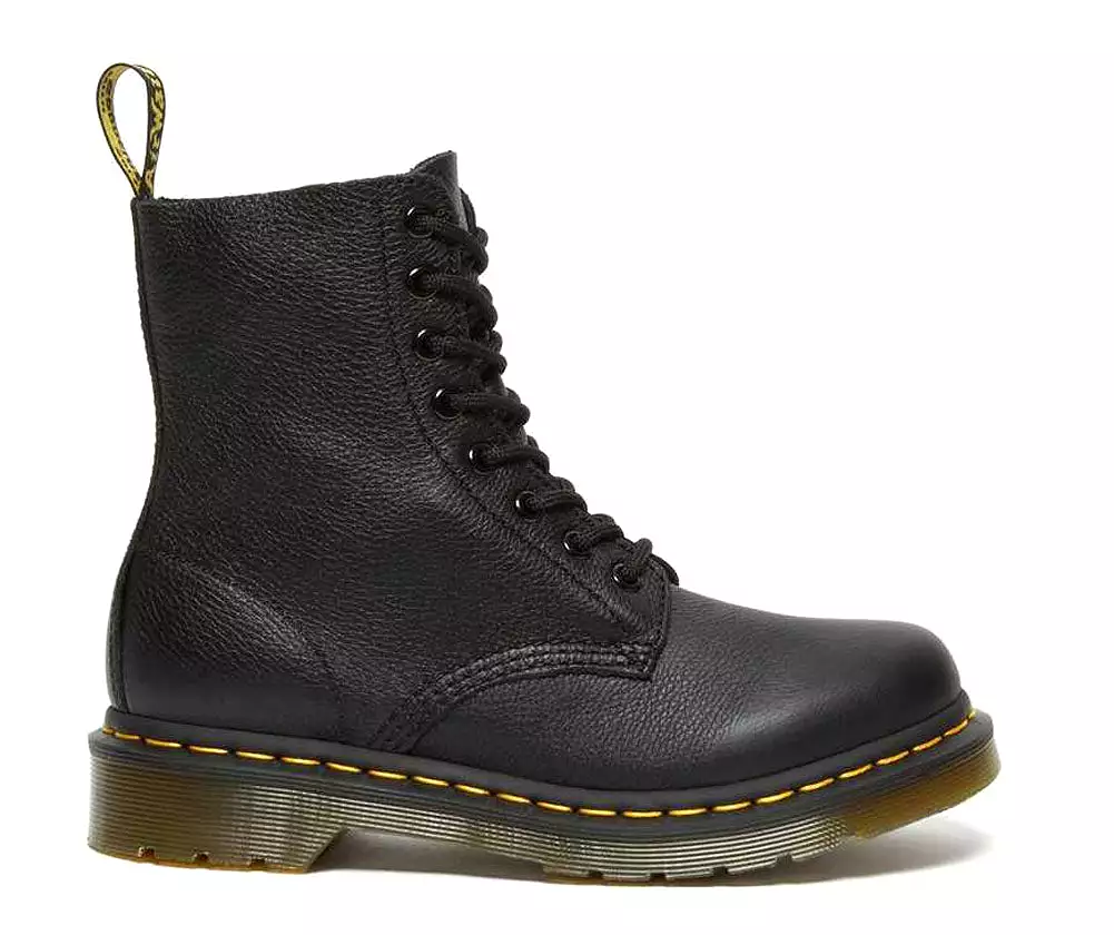 DR MARTENS 1460 Pascal Virginia Leather Boots for Women Black