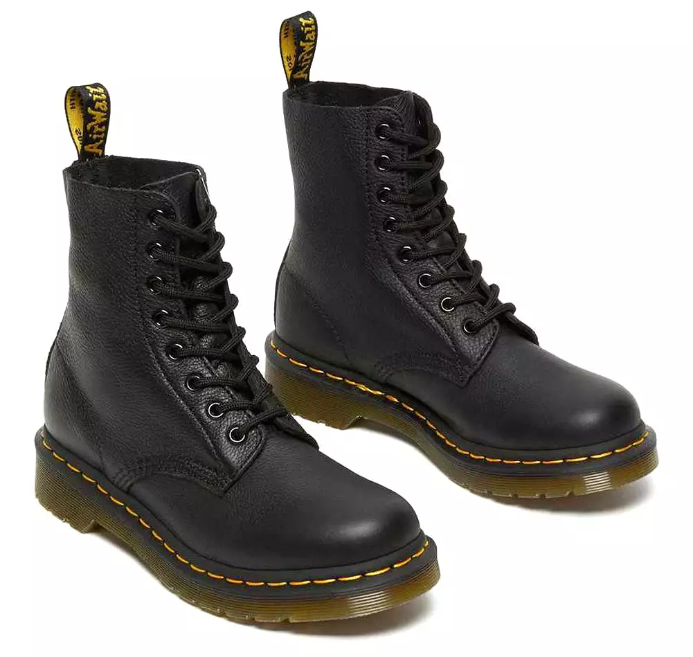 DR MARTENS 1460 Pascal Virginia Leather Boots for Women Black