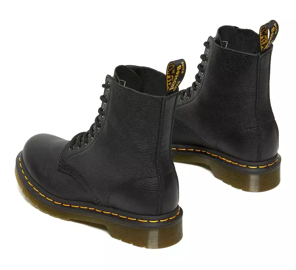 DR MARTENS 1460 Pascal Virginia Leather Boots for Women Black