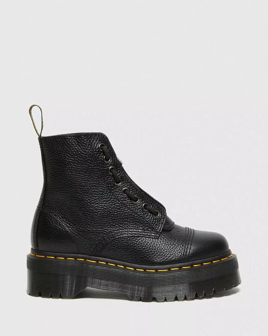 Dr. Martens Sinclair Milled Nappa Leather Platform Boots - Black