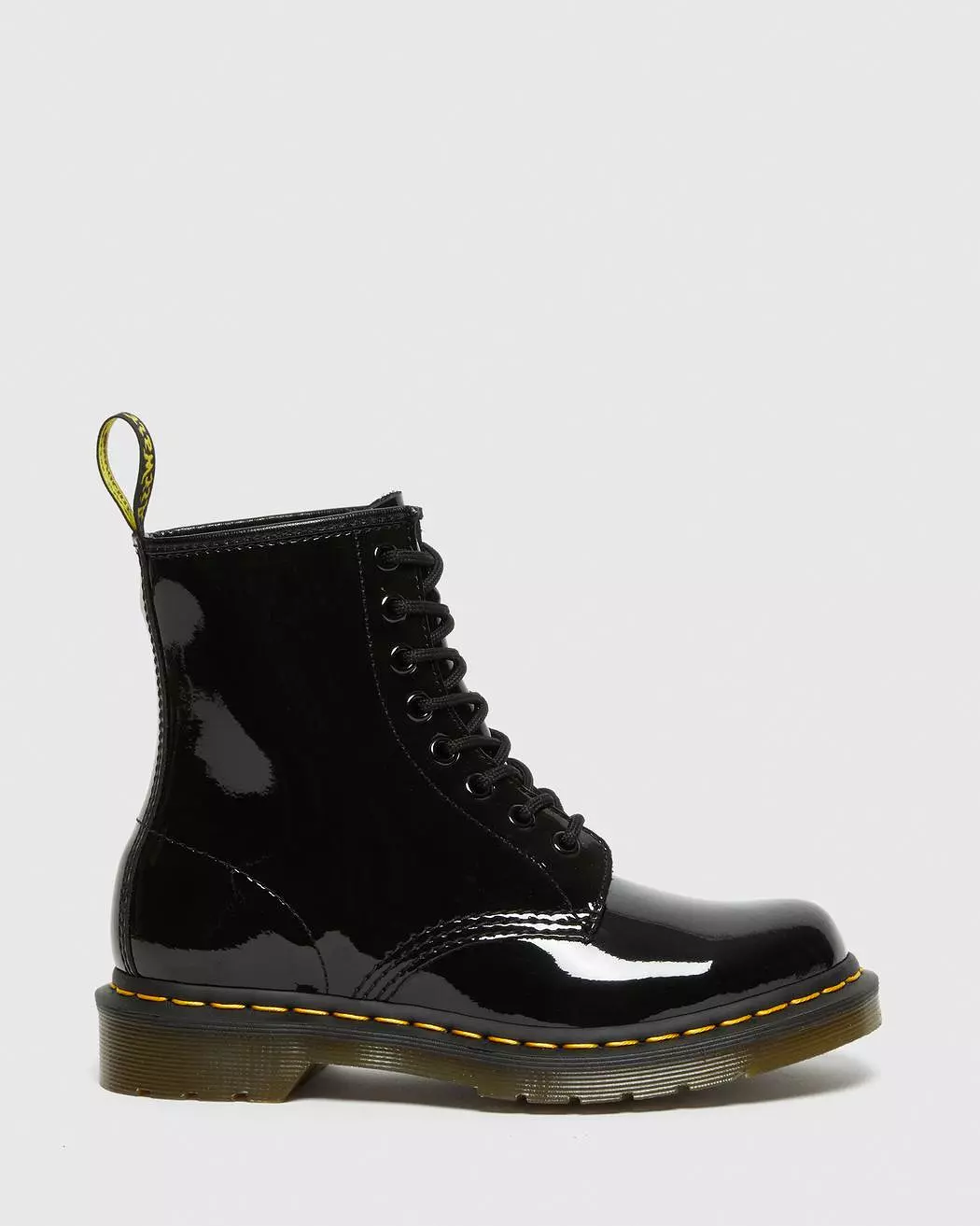 Dr Martens Women's 1460 Black Patent Leather Lace Up Boots