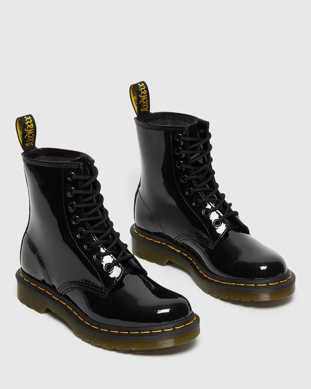 Dr Martens Women's 1460 Black Patent Leather Lace Up Boots