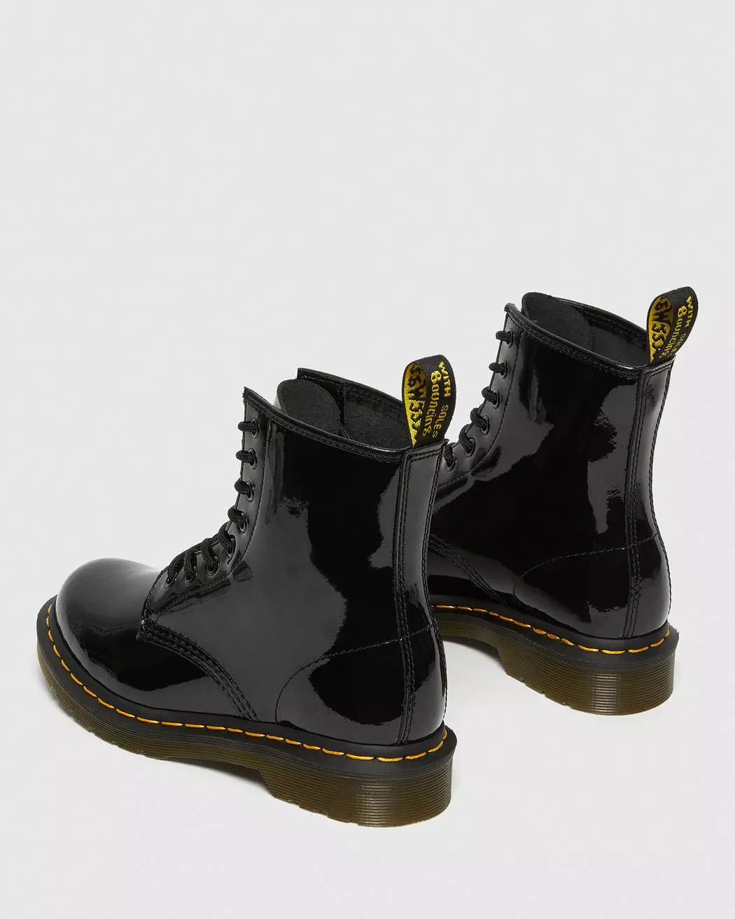 Dr Martens Women's 1460 Black Patent Leather Lace Up Boots